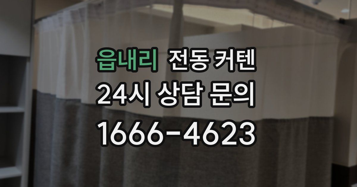 읍내리 전동 커텐