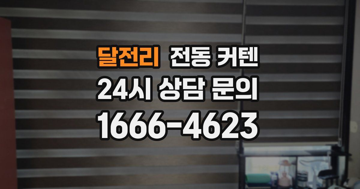 달전리 전동 커텐