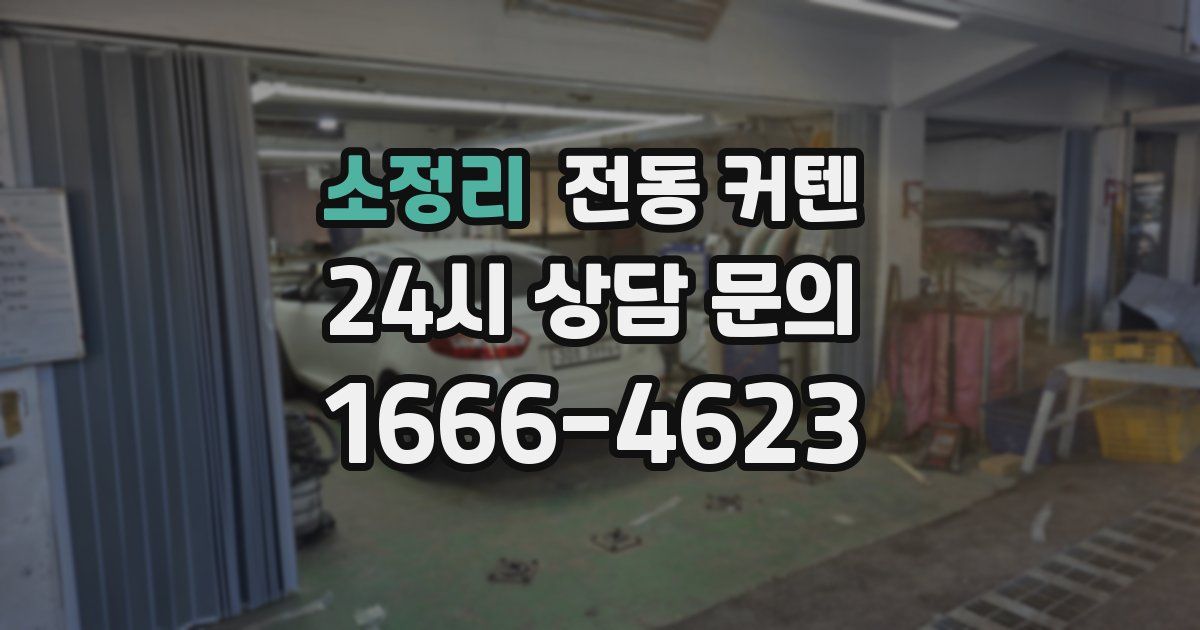 소정리 전동 커텐