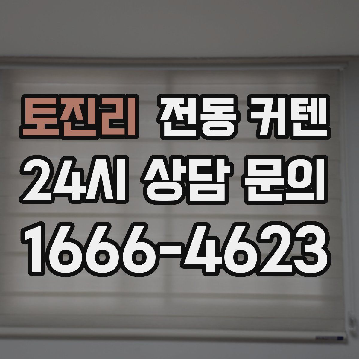 토진리 전동 커텐