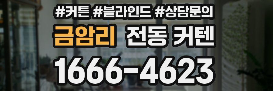 금암리 전동 커텐
