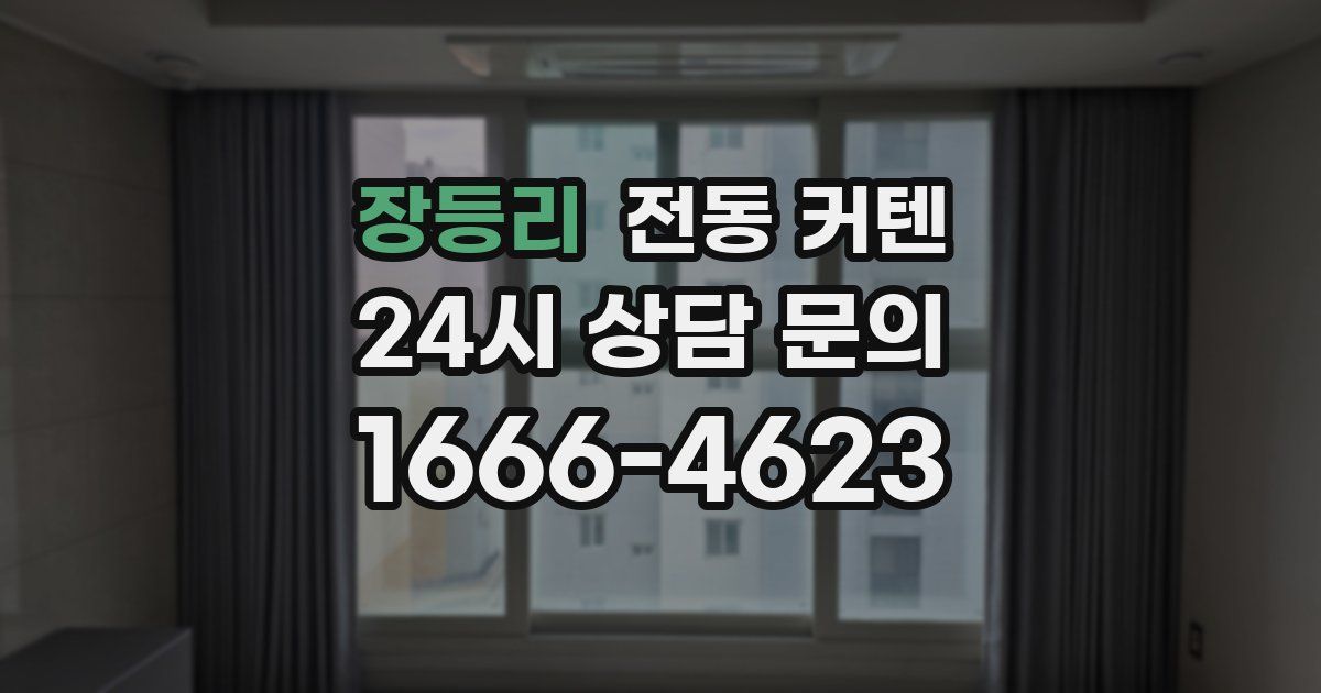 장등리 전동 커텐