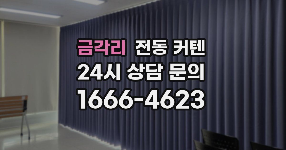 금각리 전동 커텐