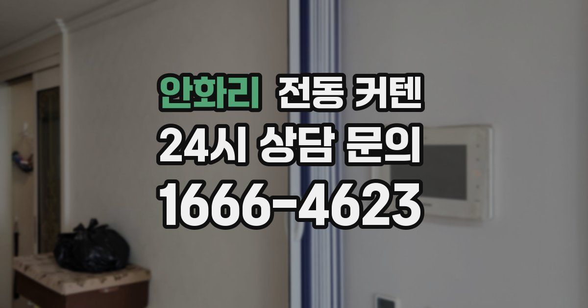 안화리 전동 커텐