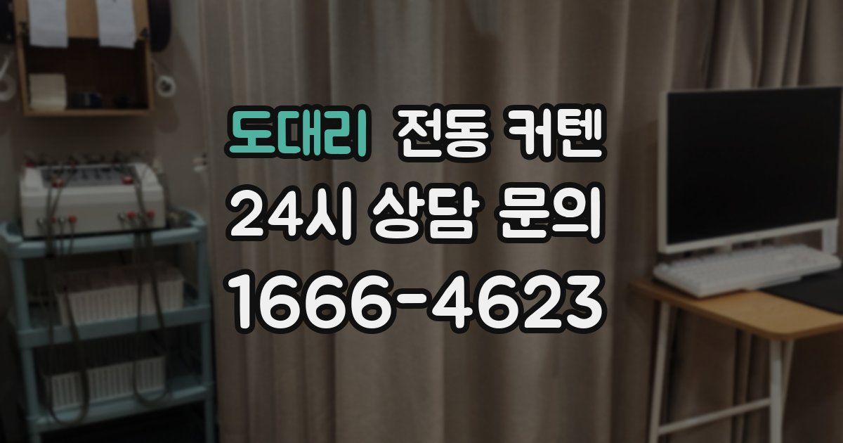 도대리 전동 커텐