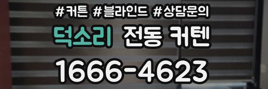 덕소리 전동 커텐