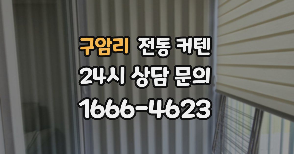 구암리 전동 커텐