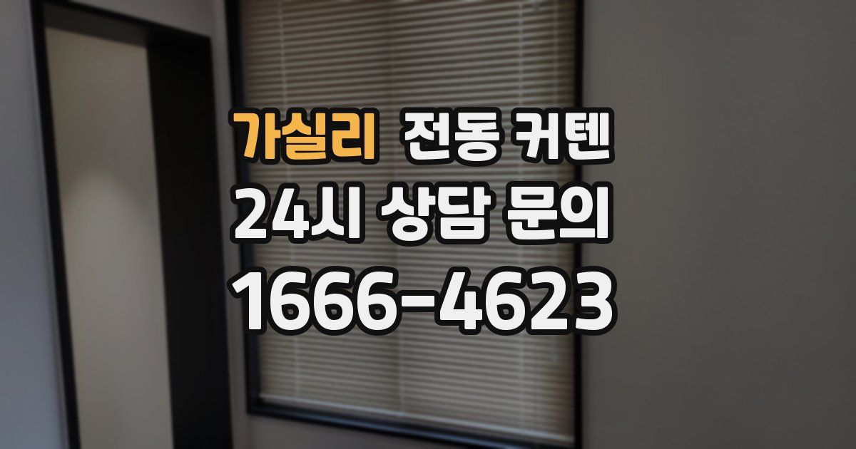 가실리 전동 커텐