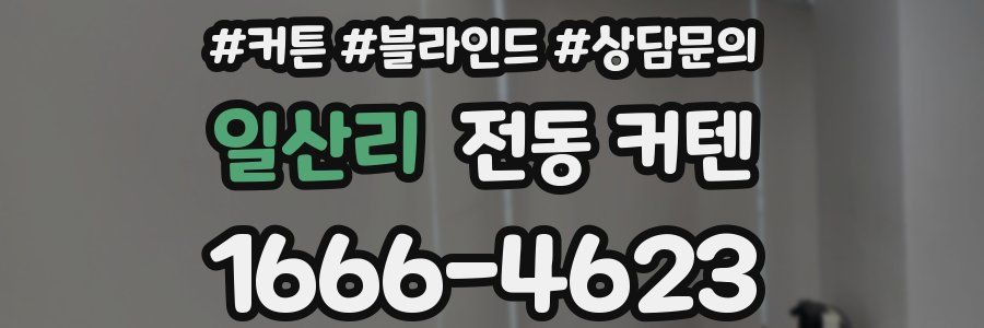 일산리 전동 커텐