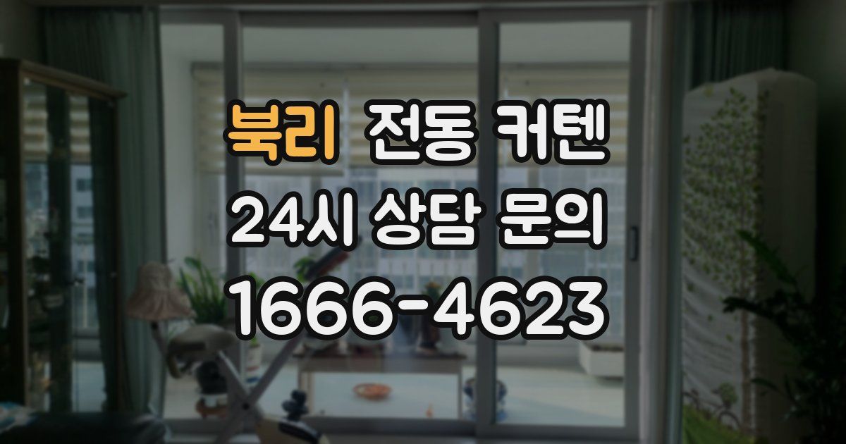 북리 전동 커텐
