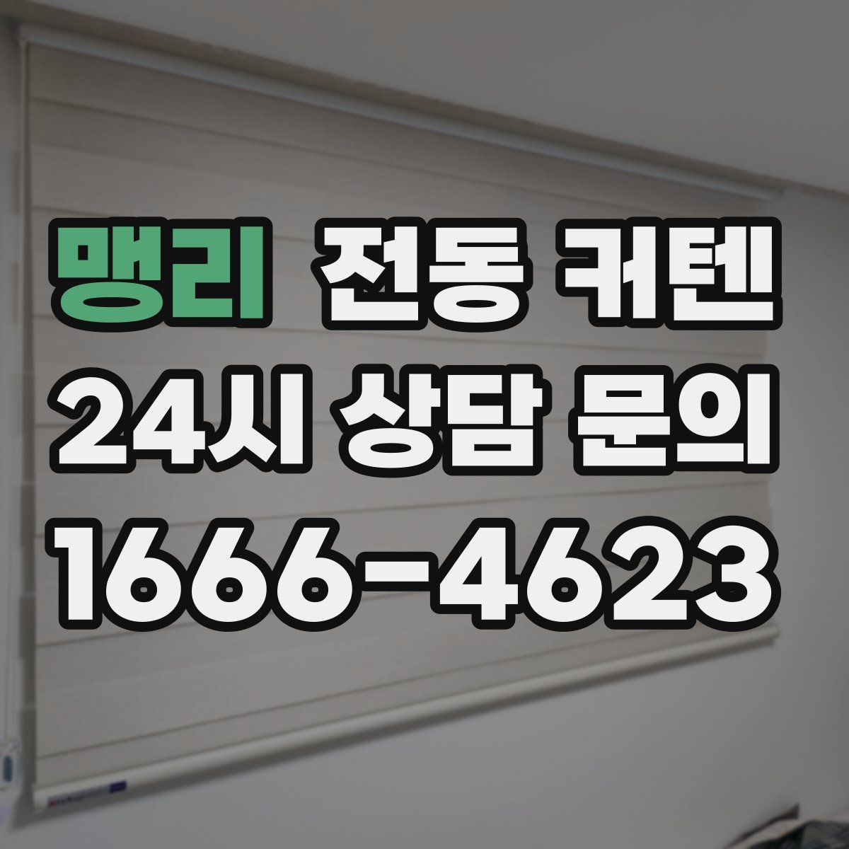 맹리 전동 커텐