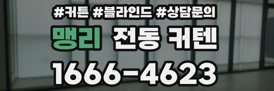 맹리 전동 커텐