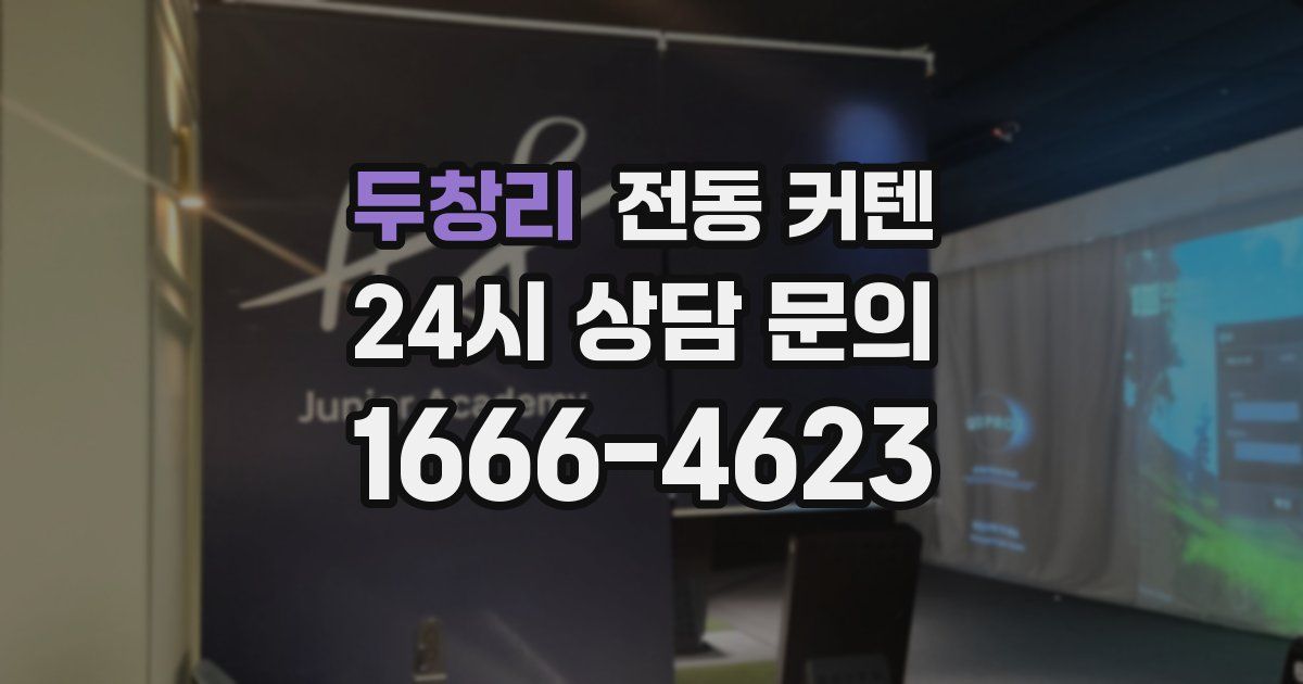 두창리 전동 커텐