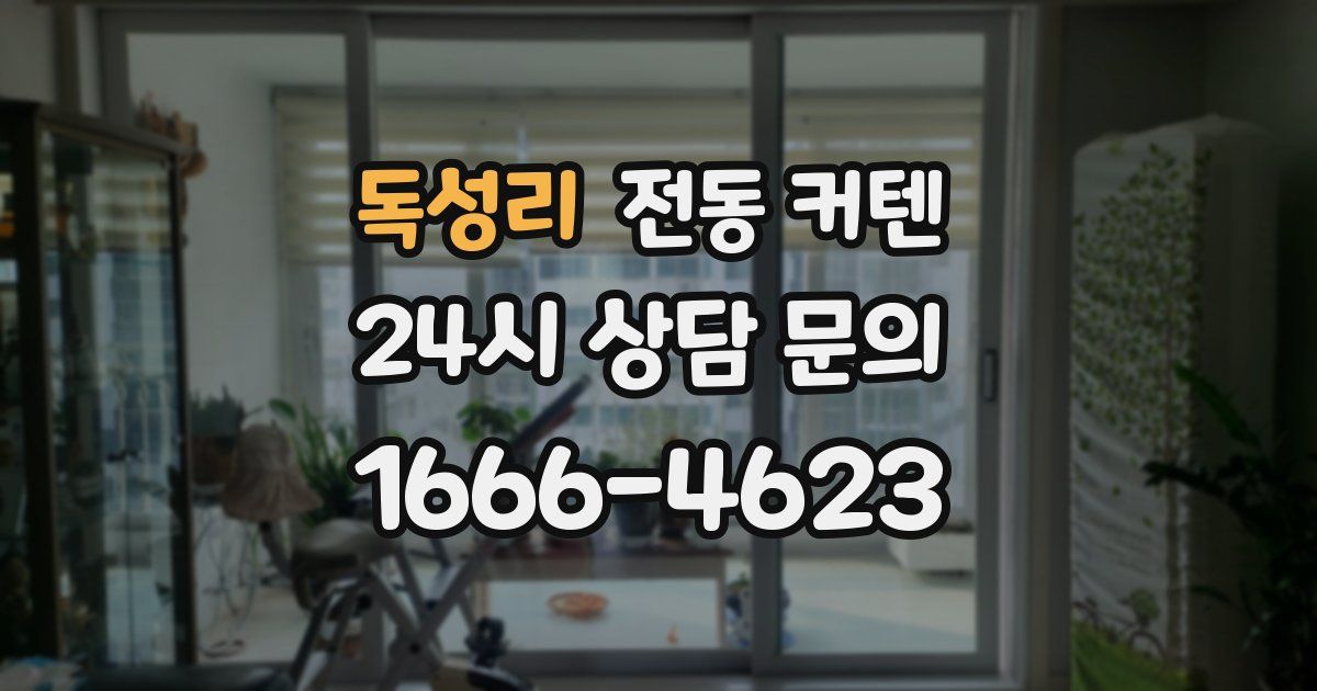 독성리 전동 커텐