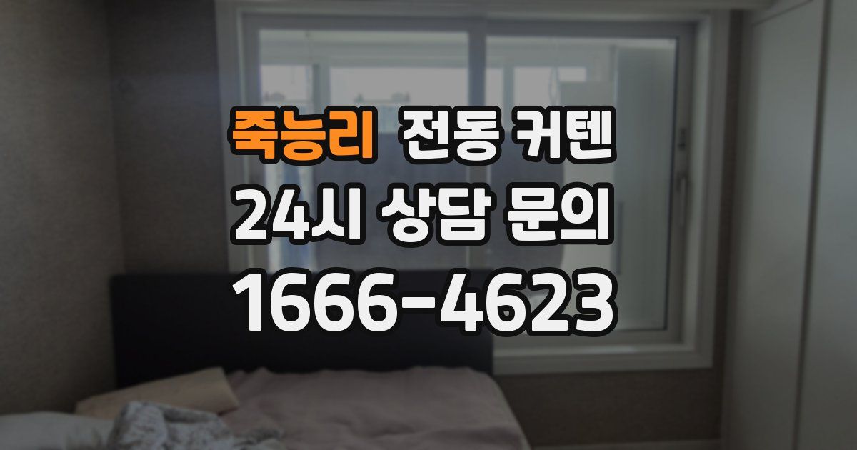 죽능리 전동 커텐