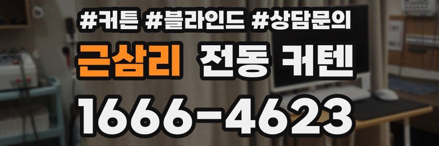 근삼리 전동 커텐