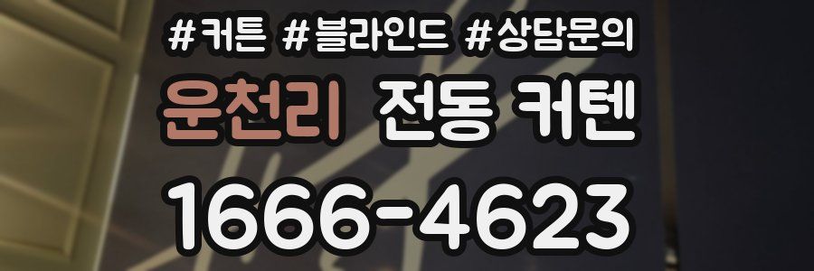 운천리 전동 커텐