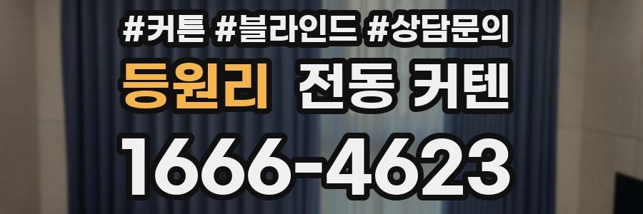등원리 전동 커텐