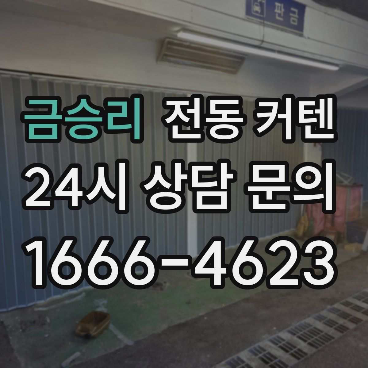 금승리 전동 커텐