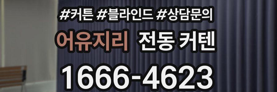 어유지리 전동 커텐