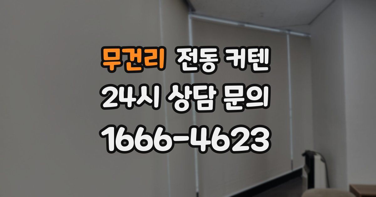 무건리 전동 커텐