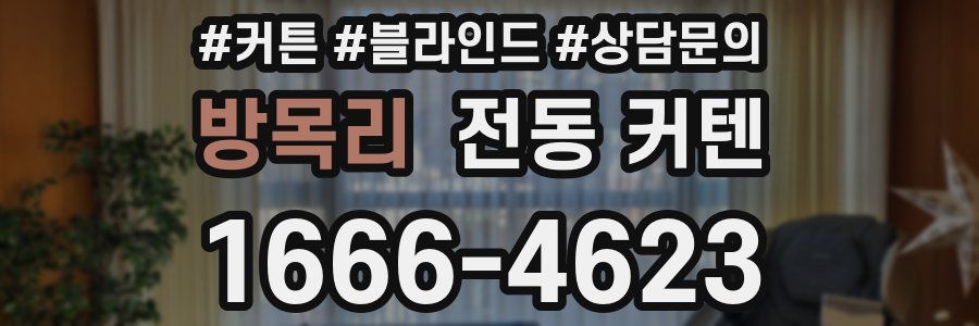 방목리 전동 커텐