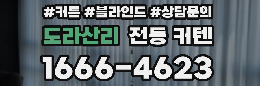 도라산리 전동 커텐
