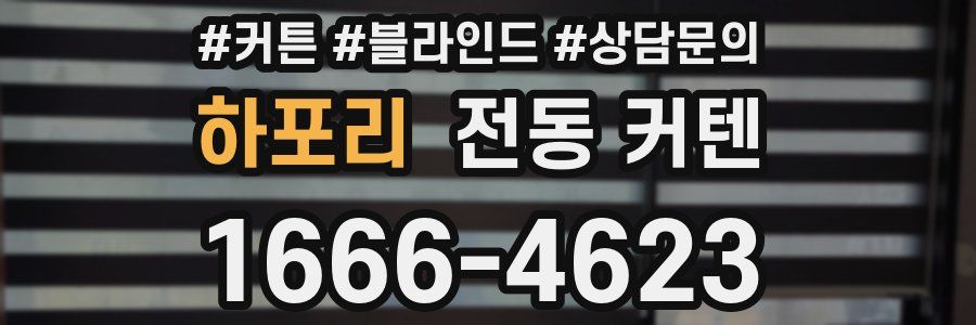 하포리 전동 커텐