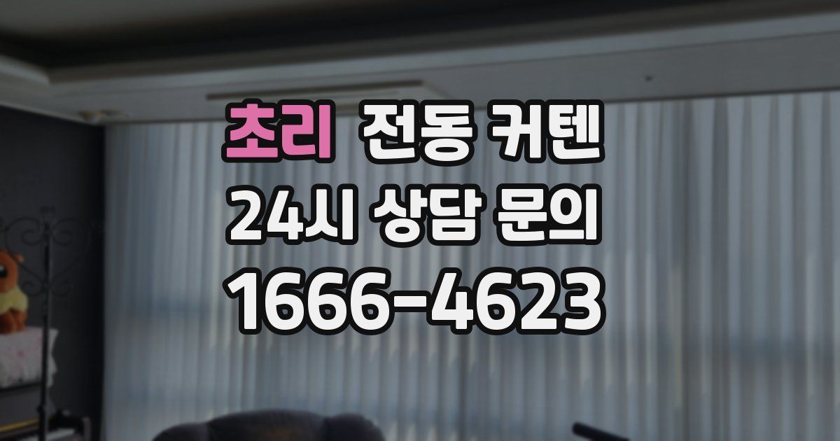 초리 전동 커텐