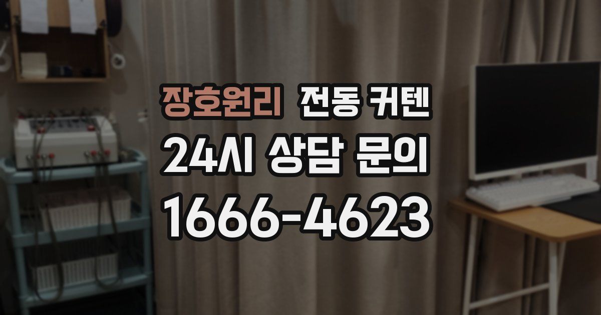 장호원리 전동 커텐