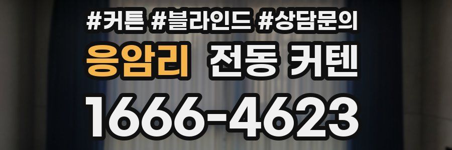 응암리 전동 커텐