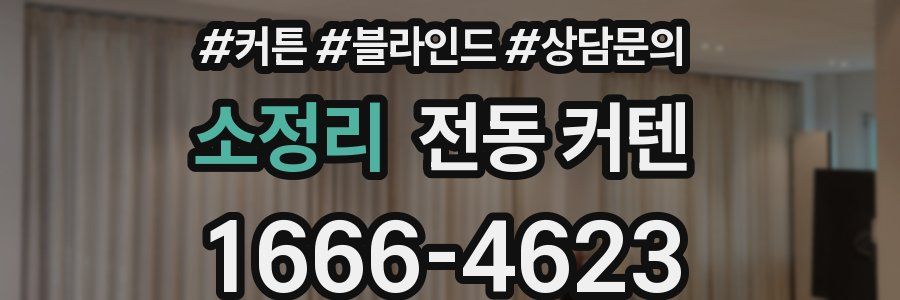 소정리 전동 커텐