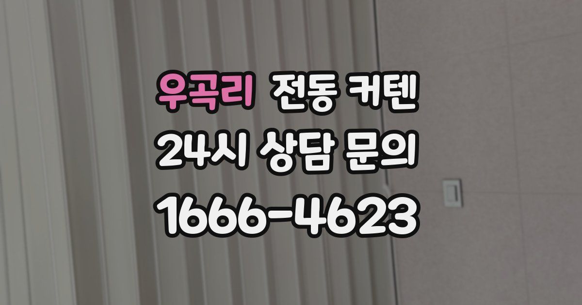 우곡리 전동 커텐