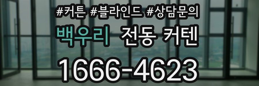 백우리 전동 커텐