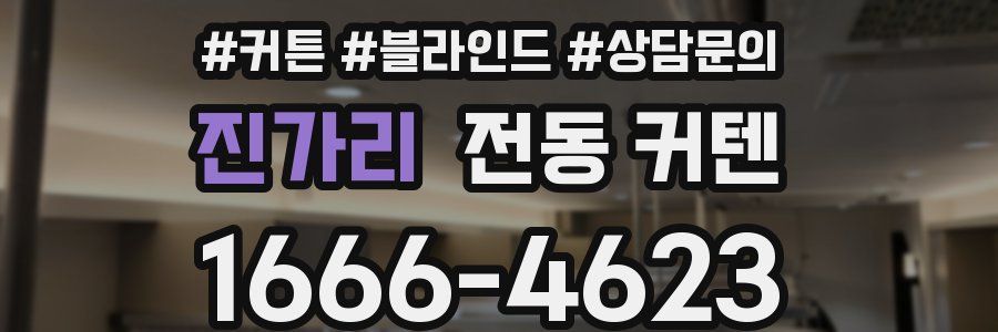진가리 전동 커텐