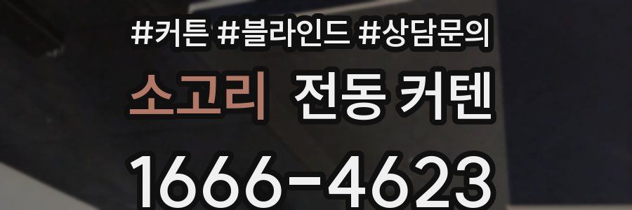 소고리 전동 커텐