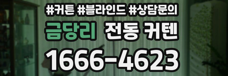 금당리 전동 커텐