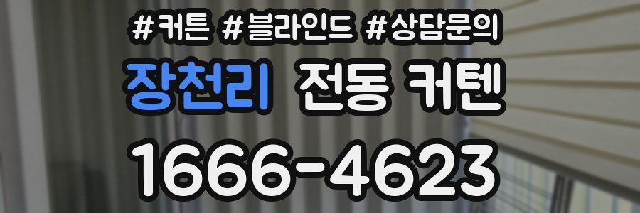 장천리 전동 커텐