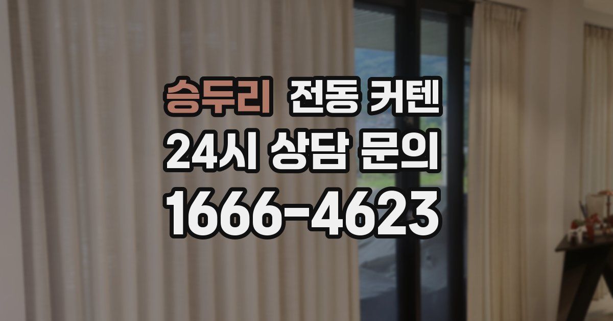 승두리 전동 커텐