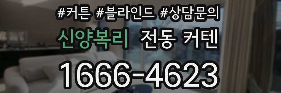 신양복리 전동 커텐