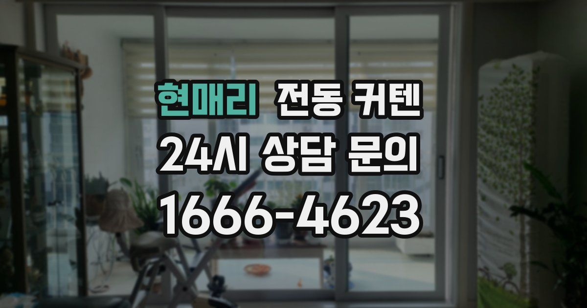 현매리 전동 커텐