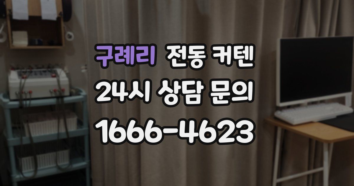 구례리 전동 커텐