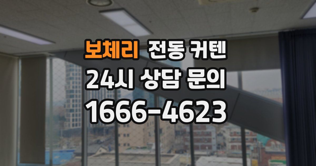 보체리 전동 커텐
