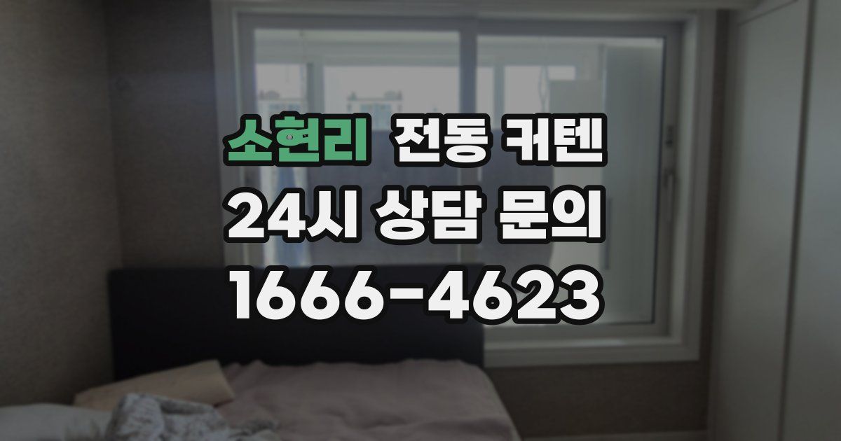 소현리 전동 커텐