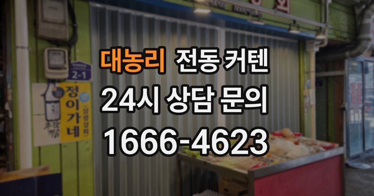 대농리 전동 커텐