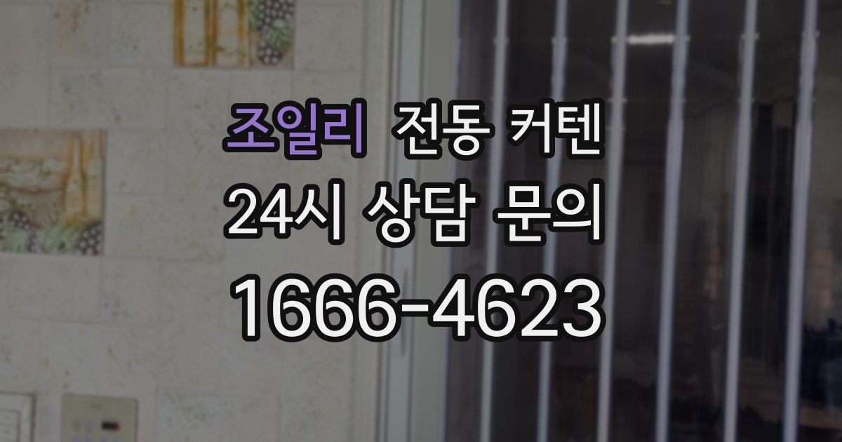 조일리 전동 커텐