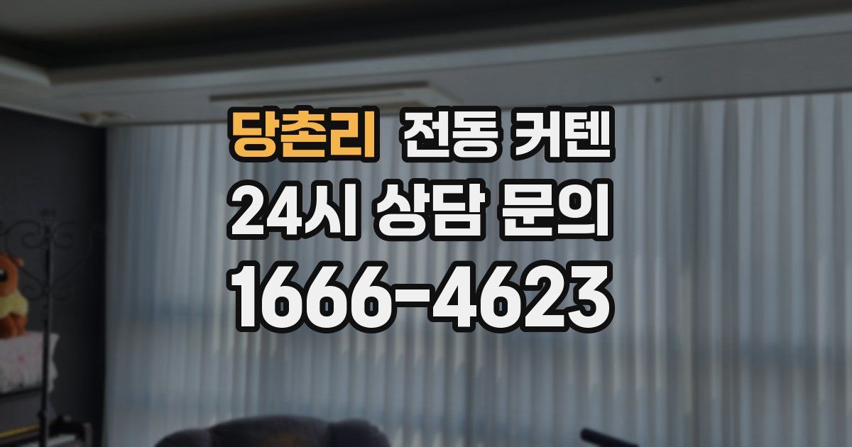 당촌리 전동 커텐