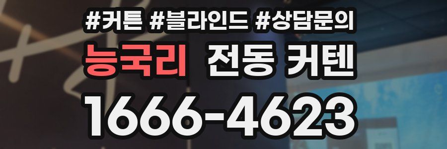 능국리 전동 커텐