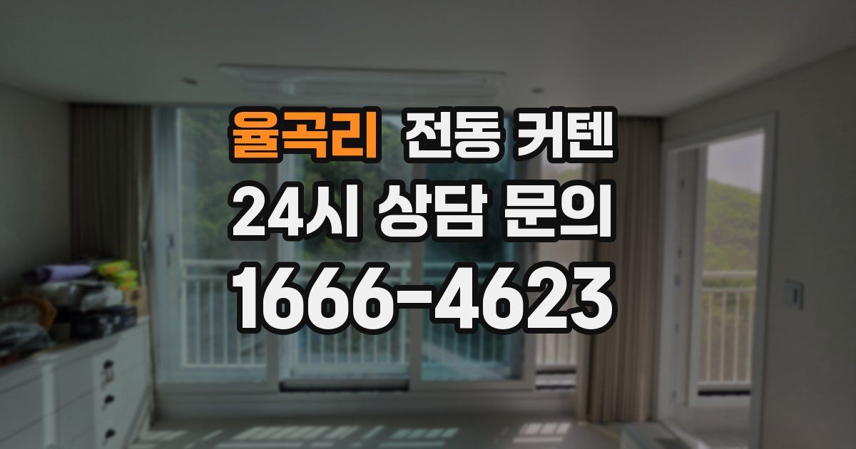 율곡리 전동 커텐