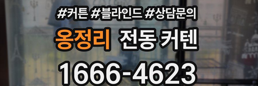 옹정리 전동 커텐